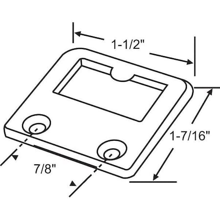 Strybuc Sash Lock Keeper 50-1004